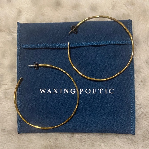 Waxing Poetic Jewelry - Waxing Poetic Gold Hoop Earrings